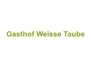Gasthof Weisse Taube Logo