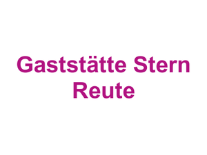 Gaststätte Stern Reute Logo
