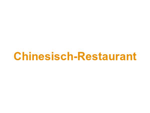 Chinesisch-Restaurant Logo