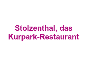 Stolzenthal, das Kurpark-Restaurant Logo