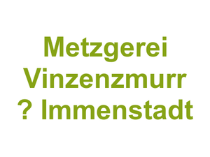 Metzgerei Vinzenzmurr  – Immenstadt Logo