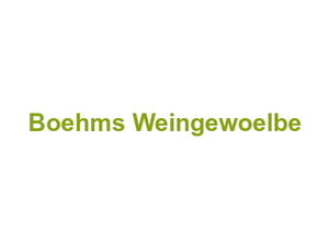 Boehm's Weingewoelbe Logo