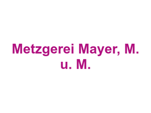 Metzgerei Mayer, M. u. M. Logo