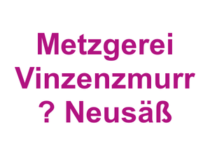 Metzgerei Vinzenzmurr  – Neusäß Logo