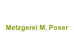 Metzgerei M. Poser Logo