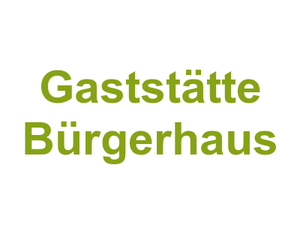 Gaststätte Bürgerhaus Logo