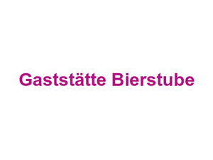 Gaststätte Bierstube Logo
