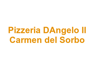 Pizzeria D'Angelo Il Carmen del Sorbo Logo