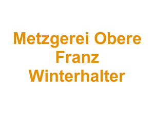 Metzgerei Obere  Franz Winterhalter Logo