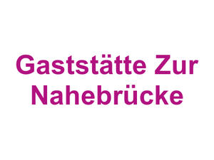 Gaststätte Zur Nahebrücke Logo