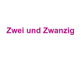 Zwei und Zwanzig Logo