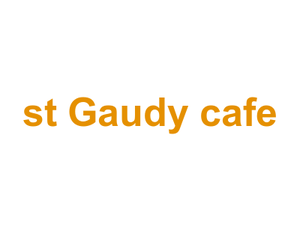 st Gaudy cafe Logo