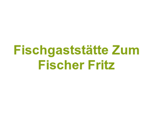 Fischgaststätte Zum Fischer Fritz Logo