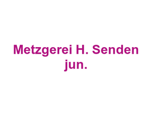 Metzgerei H. Senden jun. Logo