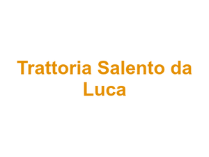 Trattoria Salento da Luca Logo