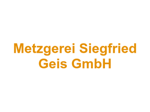 Metzgerei Siegfried Geis GmbH Logo