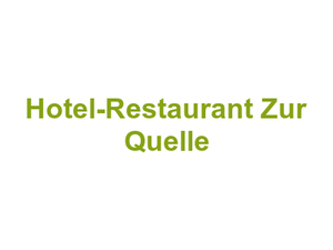 Hotel-Restaurant Zur Quelle Logo