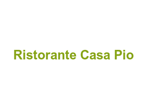 Ristorante Casa Pio Logo
