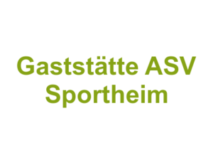 Gaststätte ASV Sportheim Logo