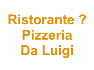 Ristorante – Pizzeria Da Luigi Logo