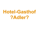 Hotel-Gasthof „Adler“ Logo