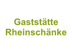 Gaststätte Rheinschänke Logo