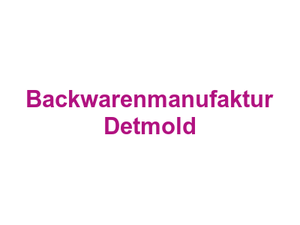 Backwarenmanufaktur Detmold Logo