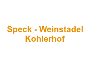 Speck - Weinstadel Kohlerhof Logo