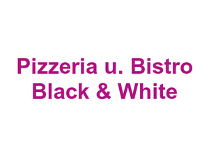 Pizzeria u. Bistro Black & White Logo