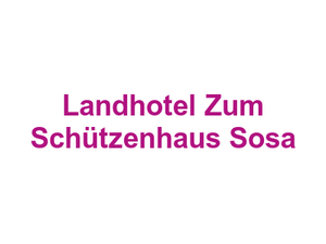 Landhotel "Zum Schützenhaus" Sosa Logo