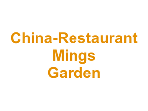 China-Restaurant Ming's Garden Logo