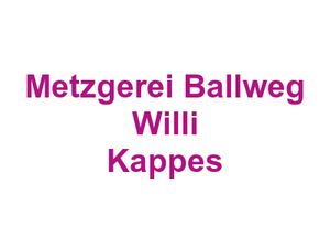 Metzgerei Ballweg Willi  Kappes Logo