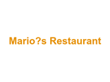 Mario’s Restaurant Logo