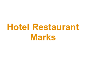 Hotel Restaurant Marks Logo