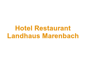 Hotel Restaurant Landhaus Marenbach Logo