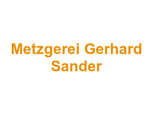 Metzgerei Gerhard Sander Logo