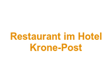 Restaurant im Hotel Krone-Post Logo