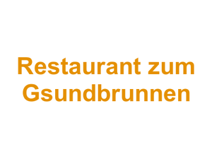 Restaurant zum Gsundbrunnen Logo