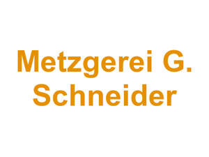 Metzgerei G. Schneider Logo