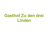 Gasthof Zu den drei Linden Logo
