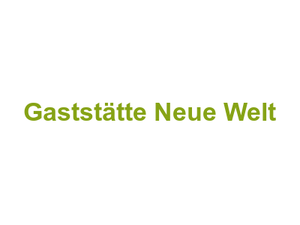 Gaststätte Neue Welt Logo