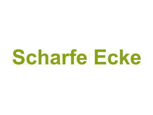 Scharfe Ecke Logo