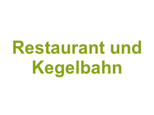 Restaurant und Kegelbahn Logo