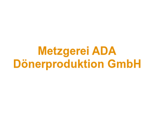 Metzgerei ADA Dönerproduktion GmbH Logo