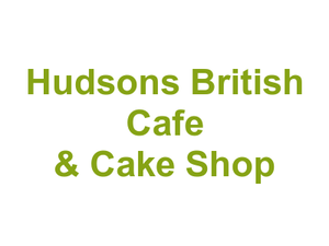 Hudson's British Cafe & Cake Shop Logo