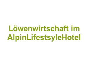 Löwenwirtschaft im AlpinLifestsyleHotel Logo