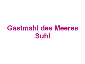 Gastmahl des Meeres Suhl Logo