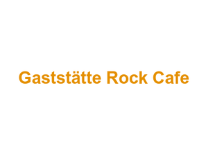 Gaststätte Rock Cafe Logo