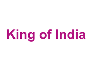 King of India Logo