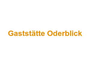 Gaststätte Oderblick Logo